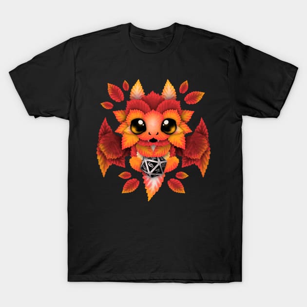 Dragon of leaves T-Shirt by NemiMakeit